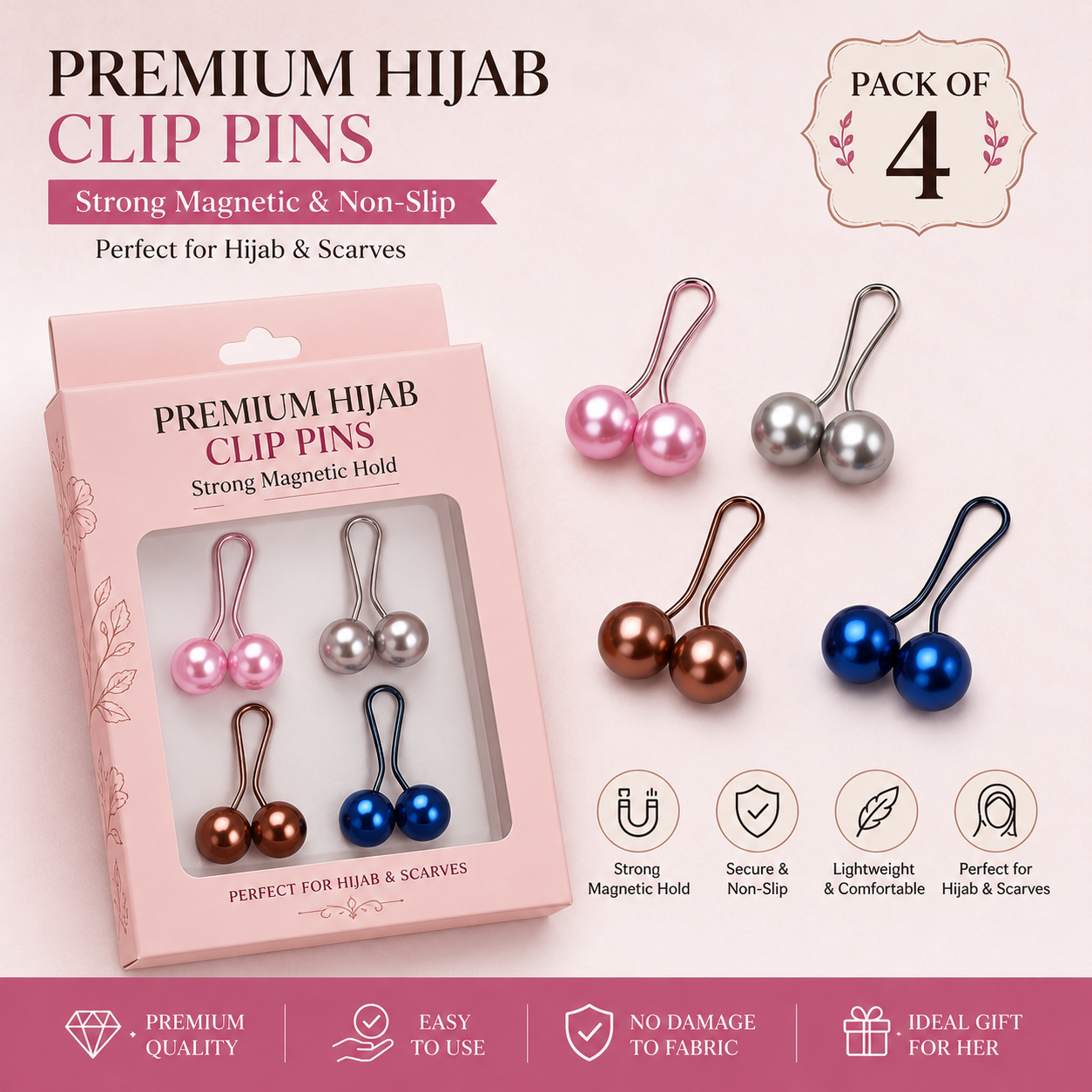 Non-Slip Scarf Accessories for Women