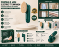 Portable Mini Electric Steam Iron & Handheld Garment Steamer for Clothes