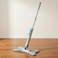 X-Type Hands-Free Self-Wringing Microfiber Floor Mop – 360° Rotatable Cleaning Tool for Home & Kitchen
