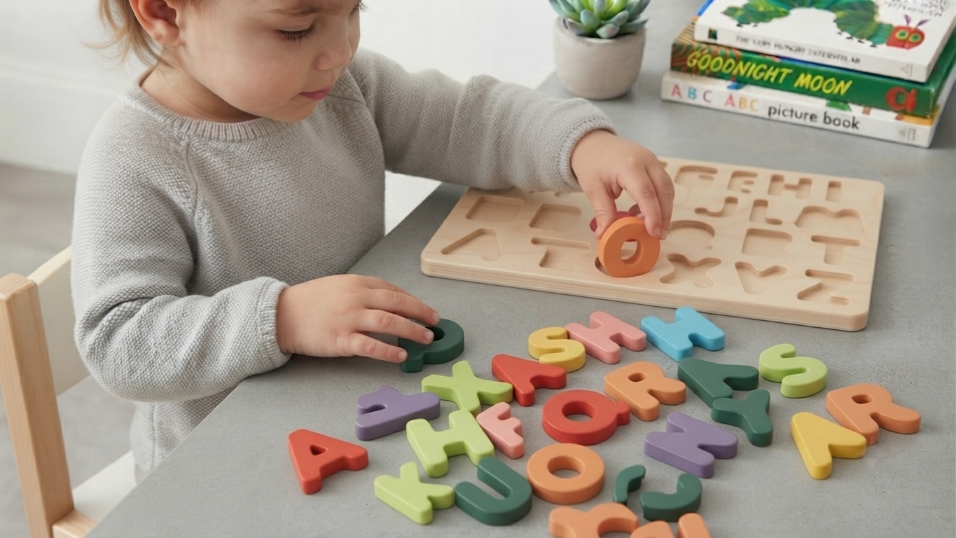 Ultimate ABC Capital Alphabets 3D Wooden Board Puzzle