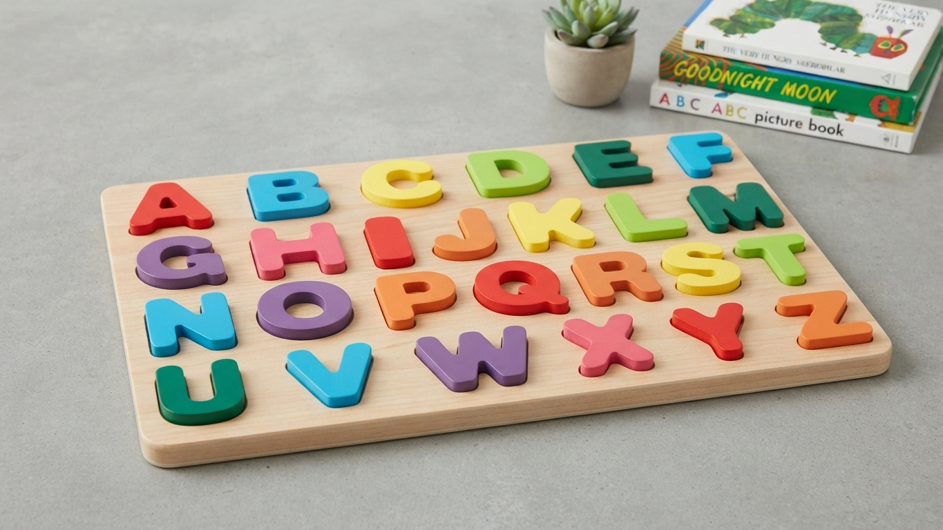Ultimate ABC Capital Alphabets 3D Wooden Board Puzzle