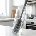 Multipurpose Silicone Bottle Brush with Long Handle – Non-Scratch Cleaning Brush for Water Bottles, Flasks, and Deep Jugs