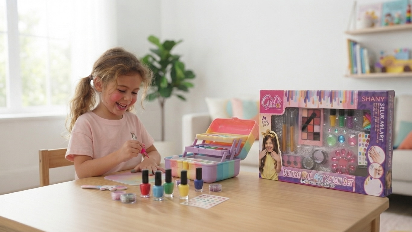 Ultimate Deluxe Nail Art Salon Set for Kids | Creative Beauty Kit