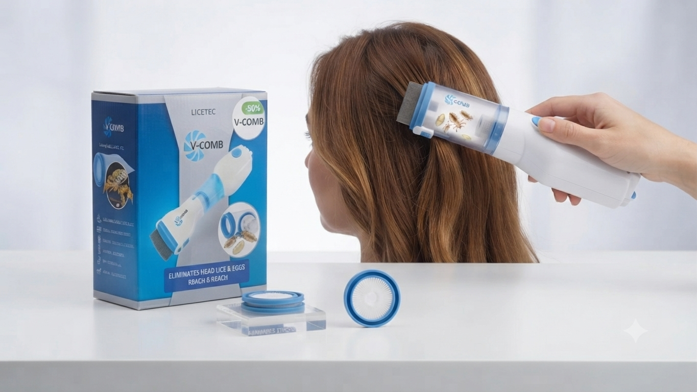 LiceTec V-Comb: Sir Se Juyein (Lice) Khatam Karne Ka Asaan Aur Behtareen Tareeqa