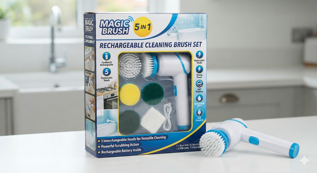 Rechargeable 5 In 1 Magic Brush