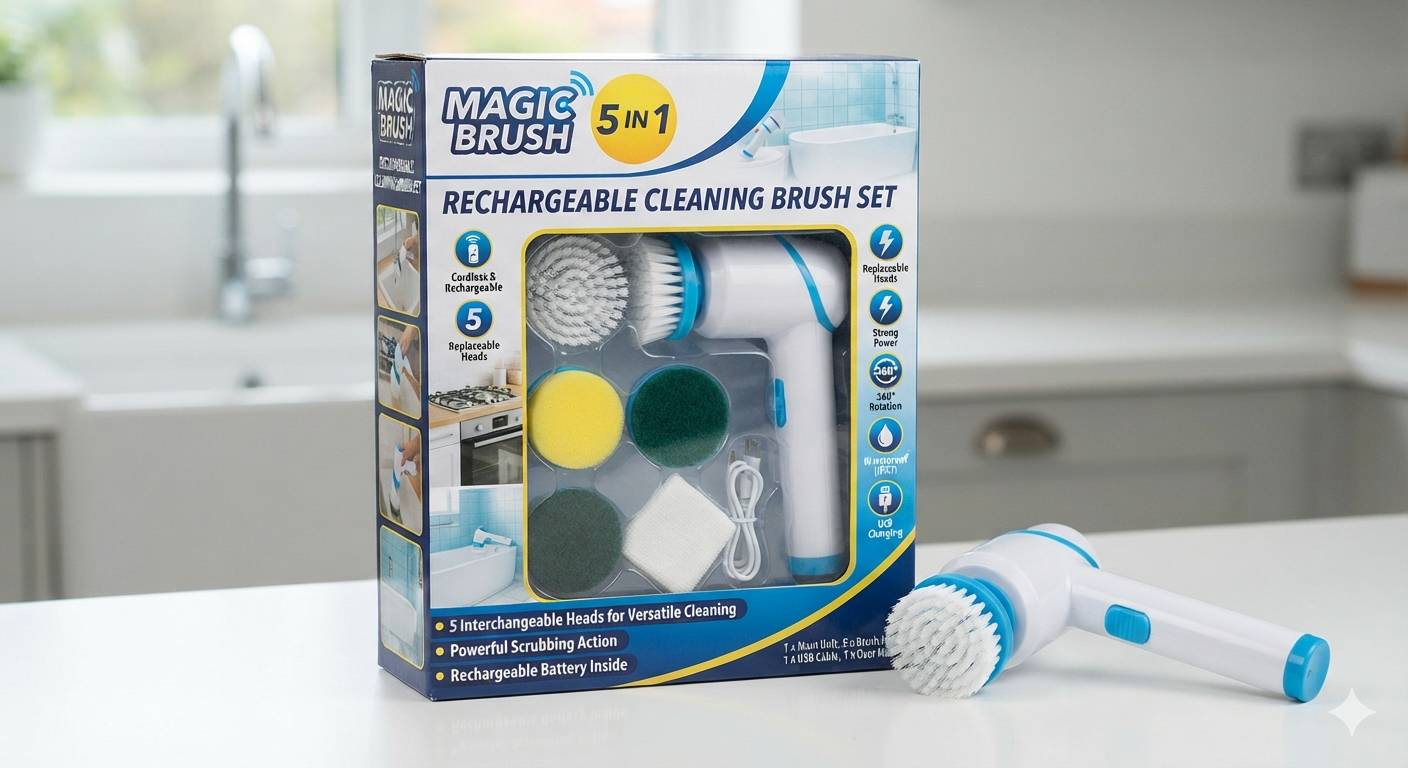 Rechargeable 5 In 1 Magic Brush
