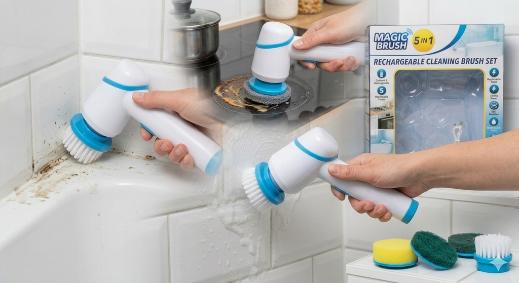 Rechargeable 5 In 1 Magic Brush