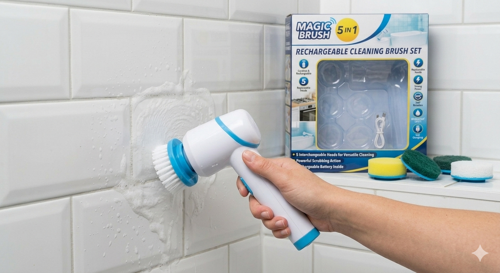 Rechargeable 5 In 1 Magic Brush